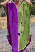 Load image into Gallery viewer, Purple & Green Pear Creatures Dress