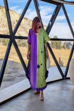 Load image into Gallery viewer, Purple &amp; Green Pear Creatures Dress
